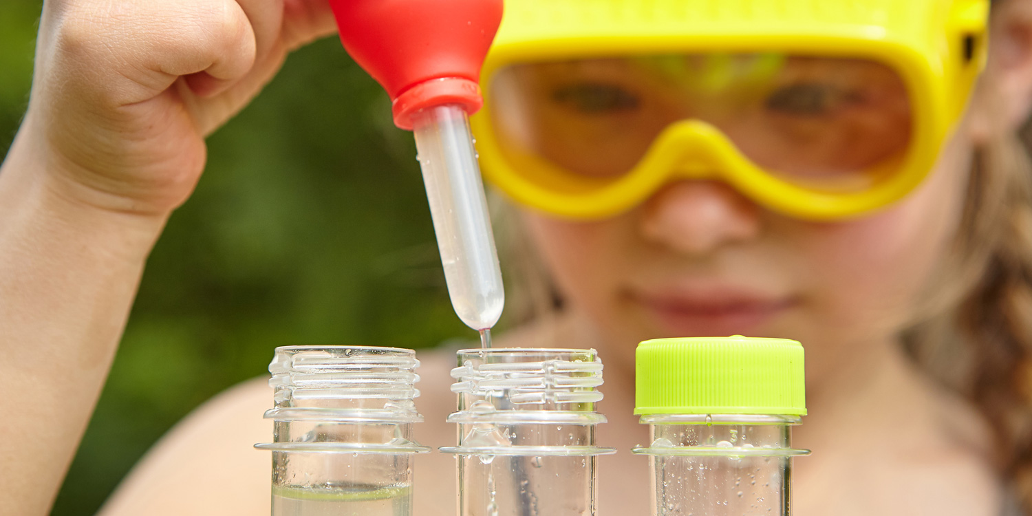 Wie sauber ist das Wasser? Mit Pipette und Reagenzglas Flüssigkeiten erforschen!