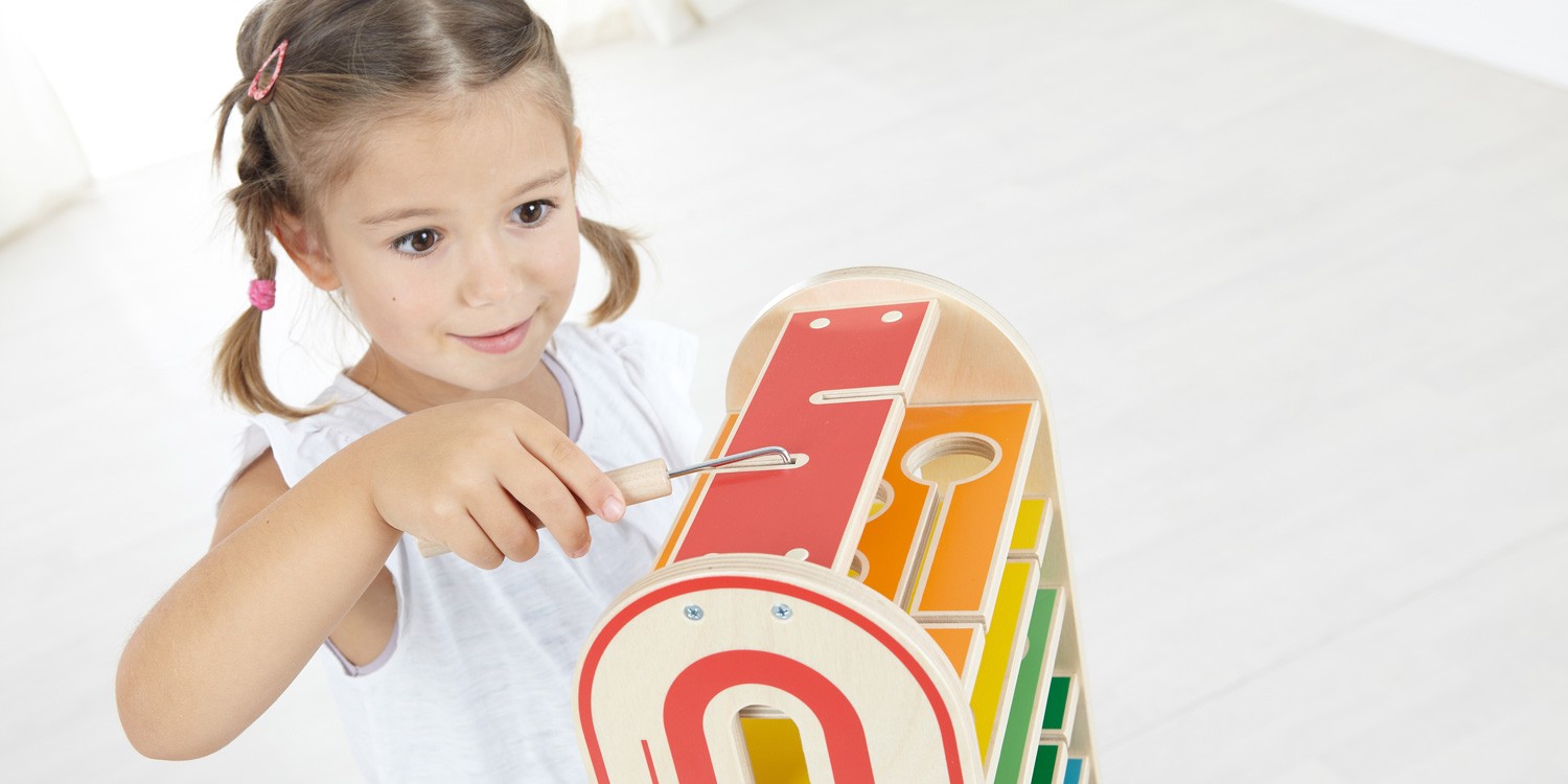 Ninjo: der Geschicklichkeit-Holzturm für den Kindergarten