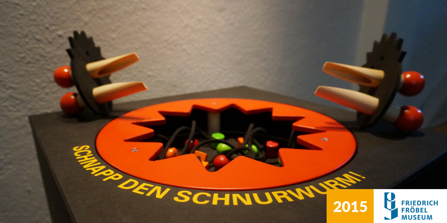 Bespielbare Skulptur von SchnappSchnabel für alle Besucher des Fröbel-Museums